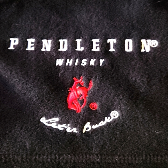 NWT Pendleton Whisky Black Signature Fleece Zip Up Jacket Men's Small Unisex - Picture 9 of 9